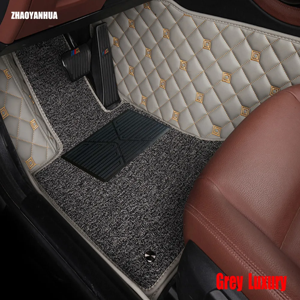 

ZHAOYANHUA Car floor mats for Toyota Land Cruiser 200 Prado 150 120 Rav4 Corolla Avalon Highlander Camry car styling liners