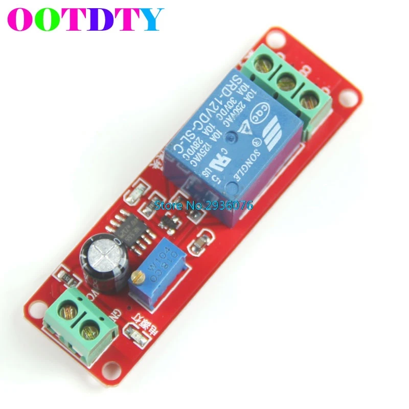 

12VDC Delay Timer Switch Adjustable Module 0 to 10 Second APR12_30