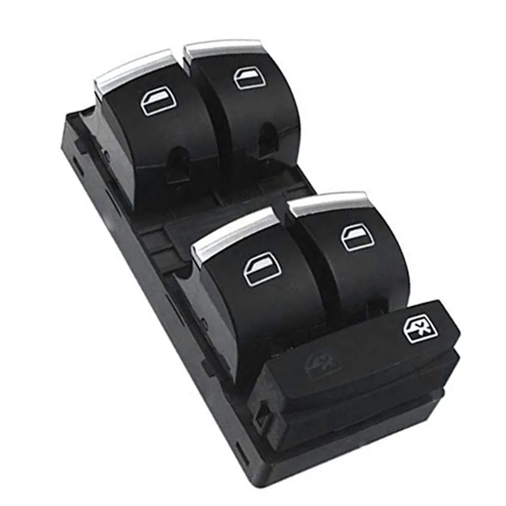 

chrome Master Window Switch For Audi A3 8P A4 S4 RS4 B6 B7 A6 S6 RS6 C6 Q7