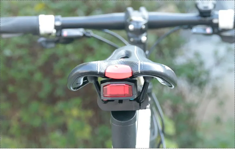 Bicycle Rear Light USB Charge Wireless Remote Control Tail Lamp Bike Finder Lantern Horn Siren Warning Anti-theft Alarm Optional