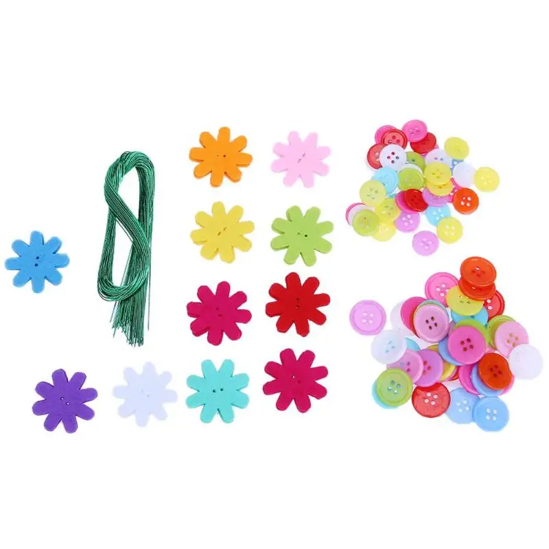 DIY кнопки букет детей творческие игрушки образования детей подарок разведки Детский сад кнопку букет Brinquedos