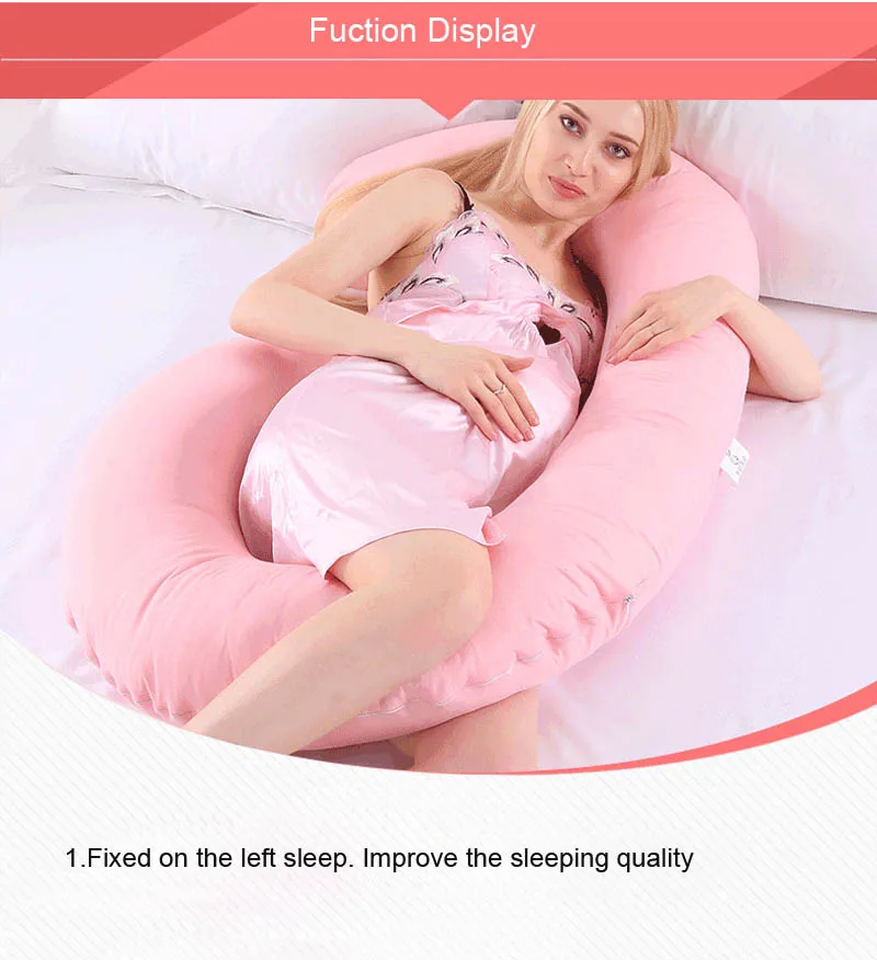 Подушка для беременных и кормящих со съемной крышкой C в форме подушка для всего тела сзади Поддержка для сзади бедра ноги живота