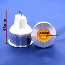 5 W 6 W COB Светодиодный прожектор MR11 DC12V с регулируемой яркостью мини-Светодиодная лампа лампы 35 мм Диаметр для светодиодное освещение для дома лампа, получившая сертификат Европейского соответствия ROHS