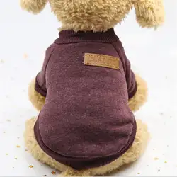 Теплые осенние костюмы для собак Домашние животные кошка собака одежда Чихуахуа Одежда для маленьких собак Йоркширский терьер Толстовка