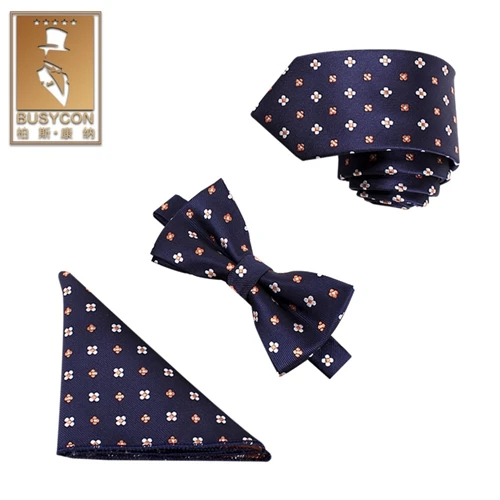 Mariage галстук-бабочка галстук с узором "огурцы" Цветочные Галстуки для мужчин - Цвет: 3 pieces