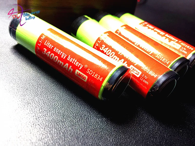 12 шт./лот новый оригинальный 18650 Ncr18650b 3400mah литий ионный аккумулятор 3 7 v +|li-ion