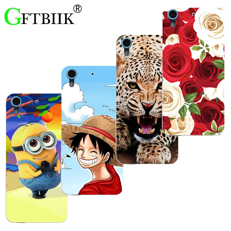 

Super Cartoon Pattern Cover For HTC Desire 650 628 626 626D 626G Case Despicable Me 2 Painted Animal Game Shell Coque