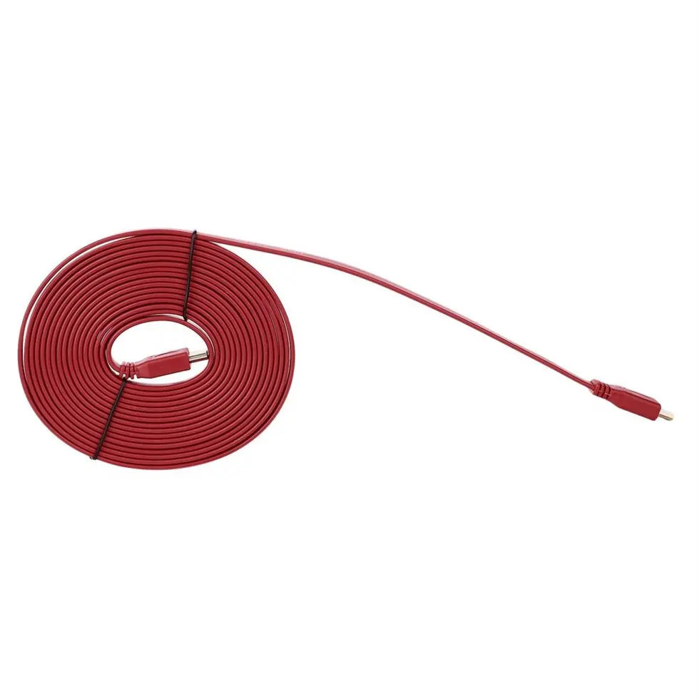 

5PCS 5m Premium Flat Noodle HDMI Cable HighSpeed For HDMI 3D DVD HDTV