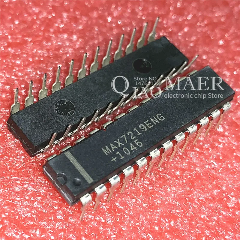 5 шт./лот MAX7219 MAX7219CNG MAX7219ENG DIP24 новый оригинальный чип не поддельные серийно