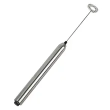 Vaporizador de leche Eléctrico Leche Leche De Vapor Varita Slim de Mano De Café Café Con Leche o un Capuchino de Plata