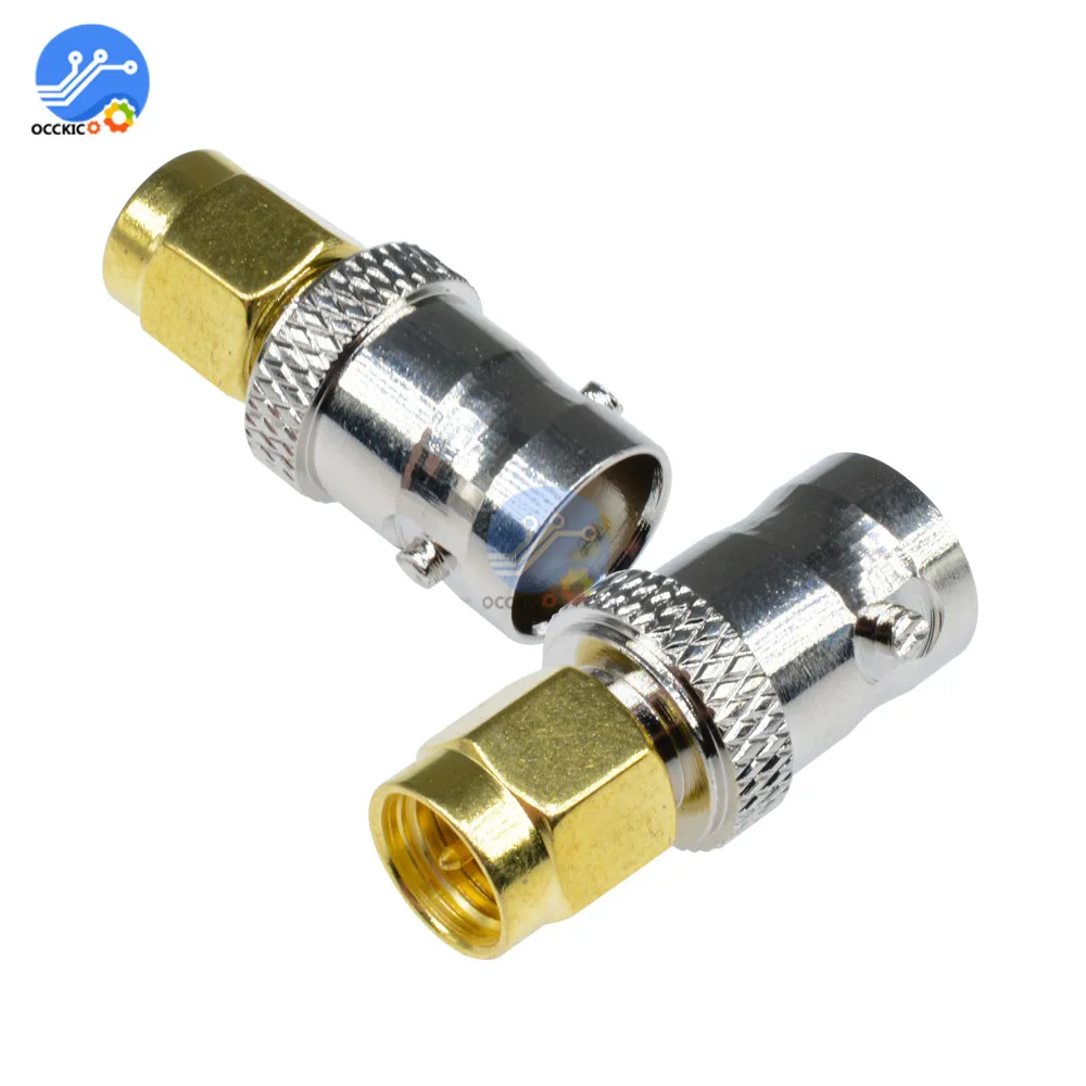 

1 pcs RF Coaxial SMA Male Plug to BNC Female Connector Convert M/F Radio Antenna Connector Adapter
