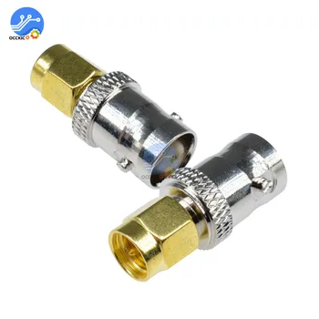 

1 pcs RF Coaxial SMA Male Plug to BNC Female Connector Convert M/F Radio Antenna Connector Adapter