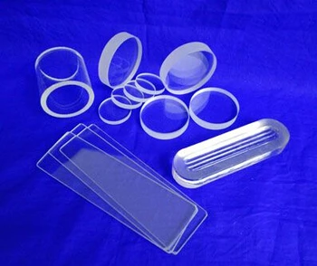 

circular shape clear quartz plate quartz lens OD15*thickness1