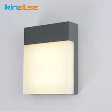 18 W Наружное освещение для ворот светильник современный светодиодный настенный светильник Водонепроницаемый IP65 Двор садовый свет стеновой в коридоре 85-265 V внутренний Декор для дома