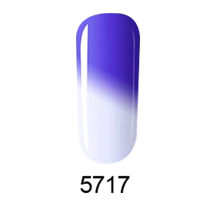 KADITION 7ml Nails Gel Temperature Change Colors Gel Varnish Lucky Lacquer Chameleon Gel Polish UV LED Thermo Gel Nails Polish - Цвет: 5717