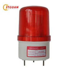 LTE-5104 free shipping 3W led strobe type red/yellow signal sentry box warning light DC24v 