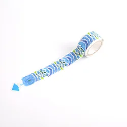 Ruban de papier de masquage en pétales, autocollant auto adhésif frais, déchirable pour manuel, 20mm, 200 pièces 