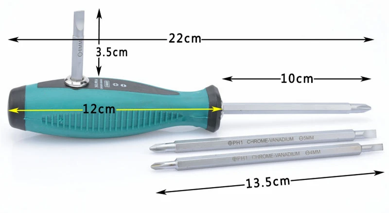 PENGGONG 5в1 магнитный Набор крестообразных отверток Phillips шлицевая отвертка электрические инструменты для ремонта