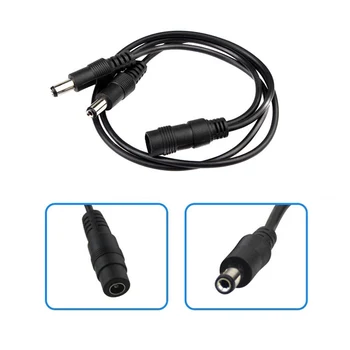 

DC Power Splitter Adapter Connector Cable, DC Female To 2 4 8 Male plug For CCTV Camera LED Strip Light