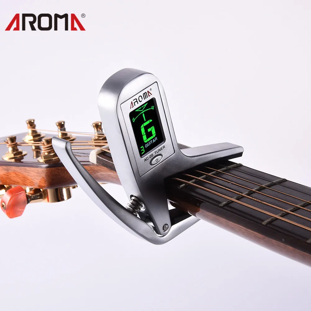Buy Aroma AC 05 2 in 1 Electric Guitar Bass Tuner Capo