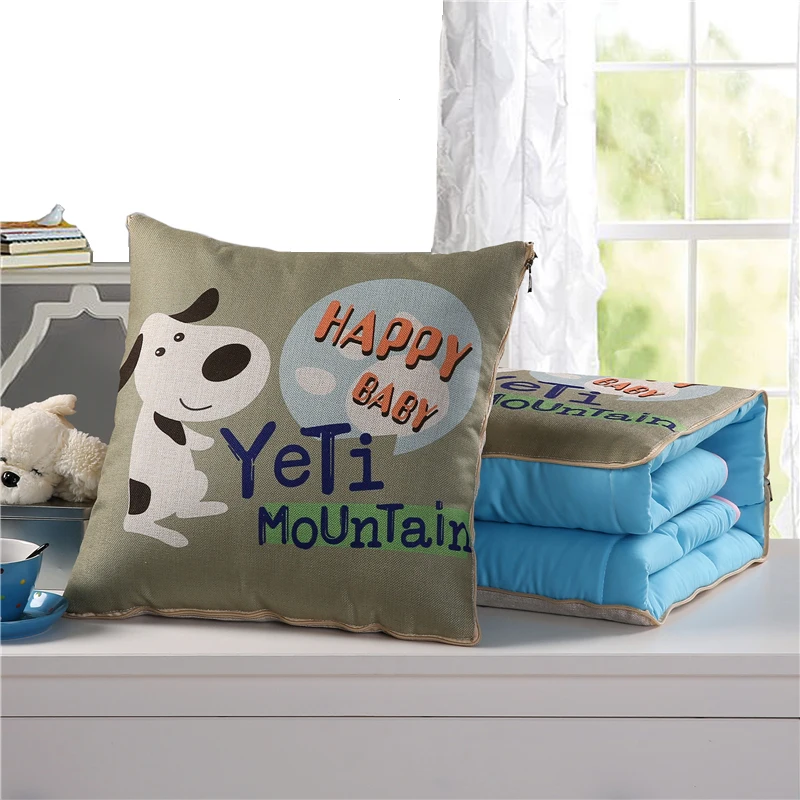 cartoon cute blanket Pillow quilt Nap blanket Adult Throw Blankets for