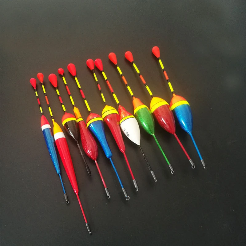 10Pcs/Lot Fishing Floats Set Mix Size Color Ice Float Bobber Buoy Boia For Carp Tackle Accessories|Рыболовный поплавок| |