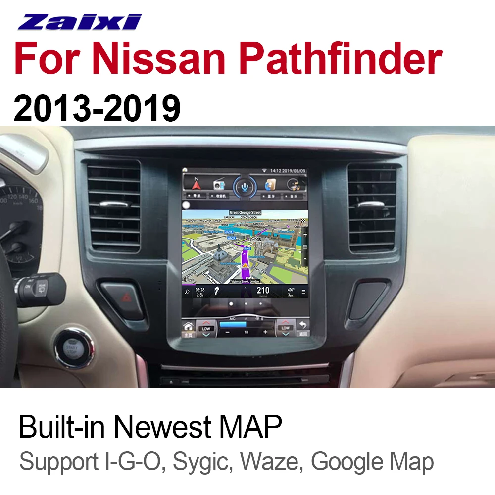 ZaiXi Android автомобильный мультимедийный плеер 2 Din wifi gps навигация Авторадио для Nissan Pathfinder 2013~ сенсорный экран Bluetooth