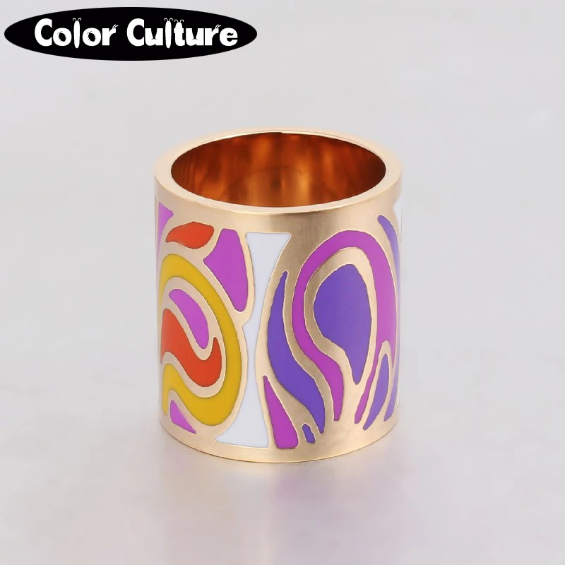 

NEW Stainless Steel Scarves Buckle for Women Elegant Classic Enamel Brooch