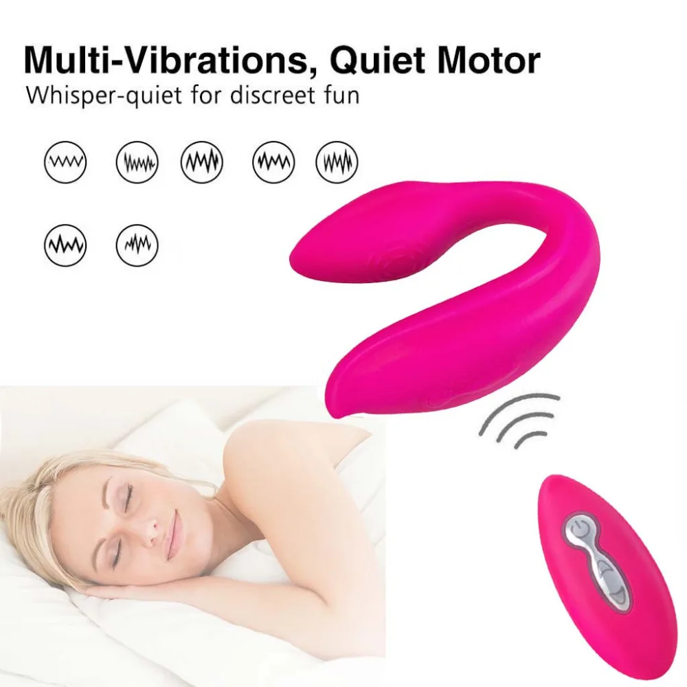 Sex Vibrator U Type Vibrator Erotic toys For Women G-Spot Stimulate Vibrators For women Sex Toys for Couple Sex Product Pink B30