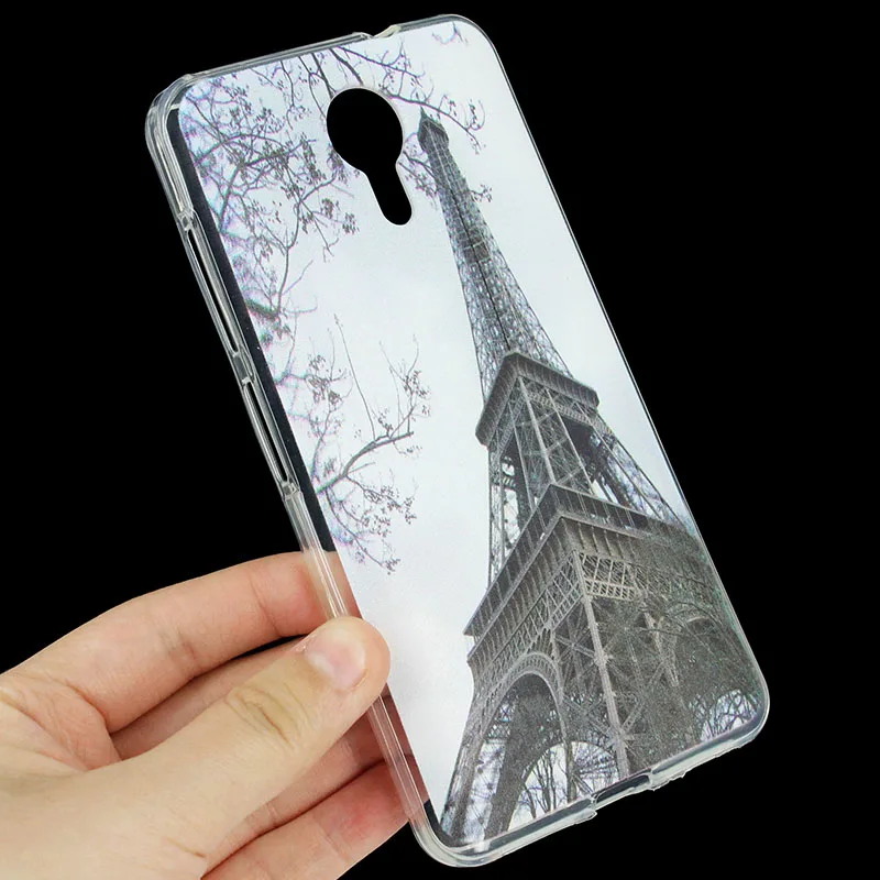 KOC-2351B_2_Paris Eiffel Tower Pattern TPU Protective Case for Wileyfox Swift 5 inch