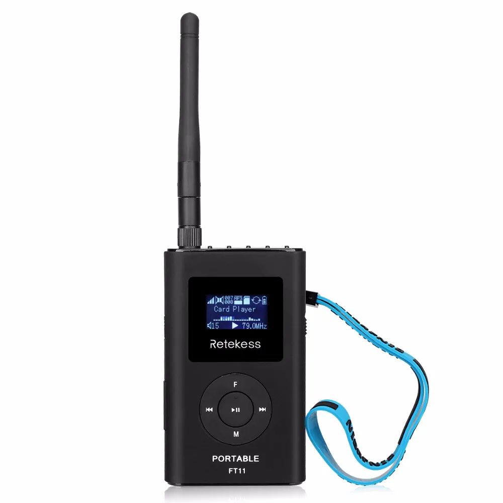 2 шт. RETEKESS 0 3 W FT11 fm передатчик ручной MP3 радиопередатчик Портативный для конференц