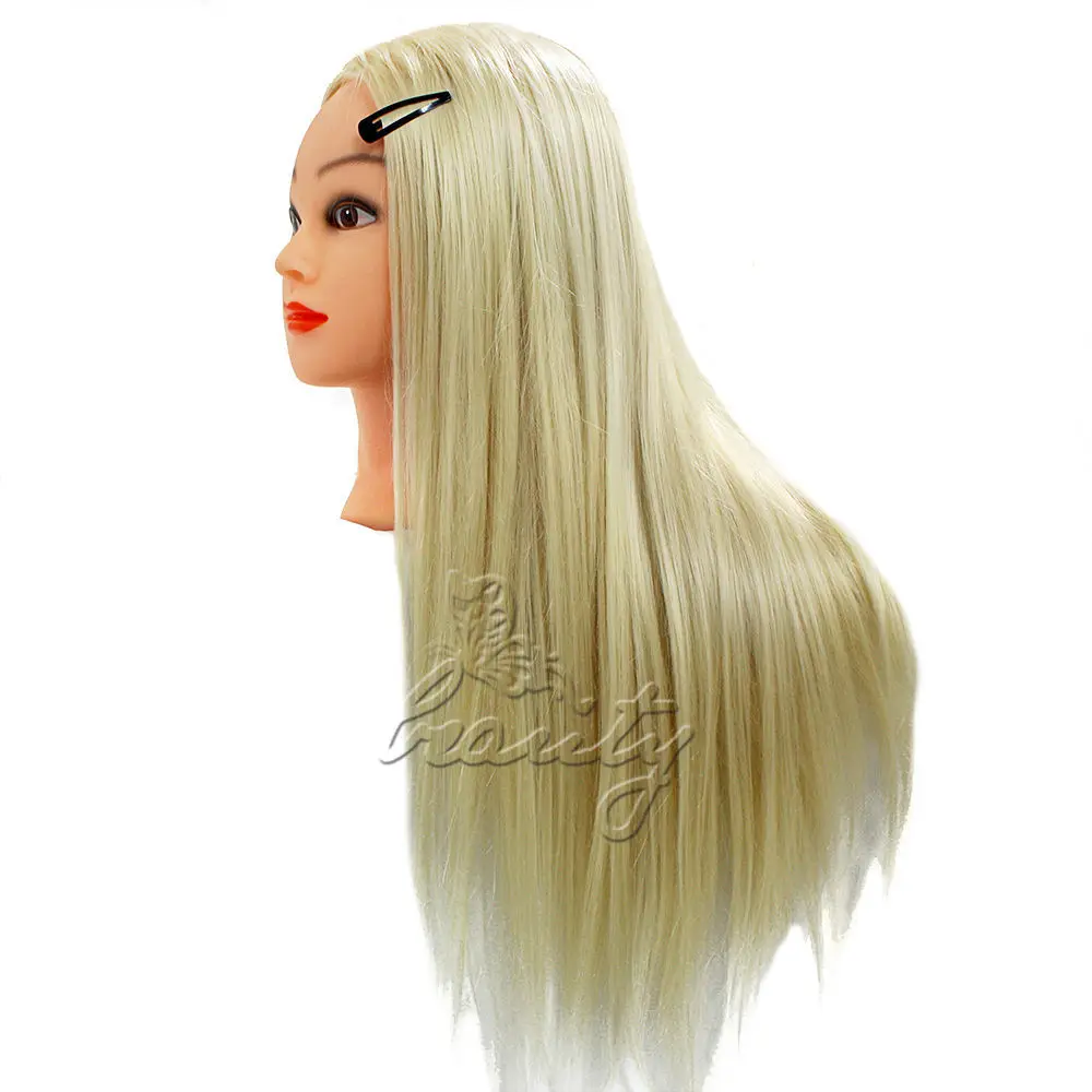 

Neverland Blonde 30" Real Hair Mannequin Head Practice Bride Braiding Hairdressing Training Practice Head For School Train Tool