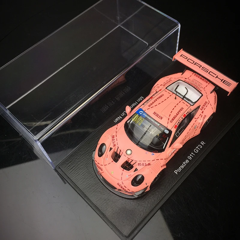 Ограниченное предложение 1/43 супер автомобиль 911 RSR Розовая Свинья Ле Ман модель дома дисплей коллекция мебели