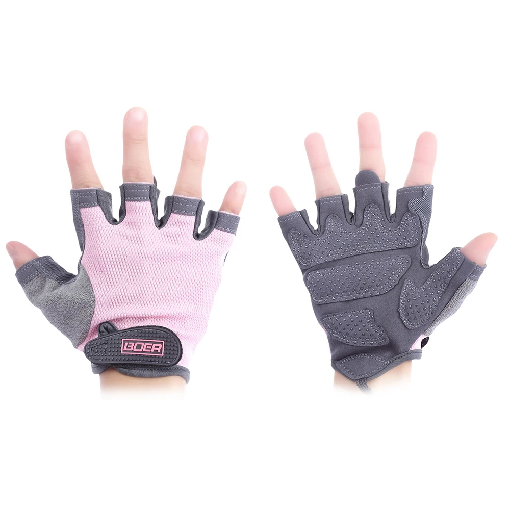 Weightlifting Half Finger Gloves Paired Body Building Fitness for Women