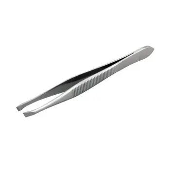 

WSFS Hot Tweezers for eyebrows depilatory tip carbon steel inclined 9 cm Color Silver