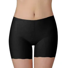 Heflashor 3 шт./компл. Для женщин безопасные и коротких леггинсов костюм сексуальный Ice Silk короткие Для женщин Брюки Мода под юбкой Леггинсы Бесшовные Брюки; эластичные штаны