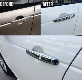 

CHROME SMART DOOR HANDLE COVER TRIM BEZEL MOLDING FIT FOR 2015- LAND ROVER DISCOVERY SPORT