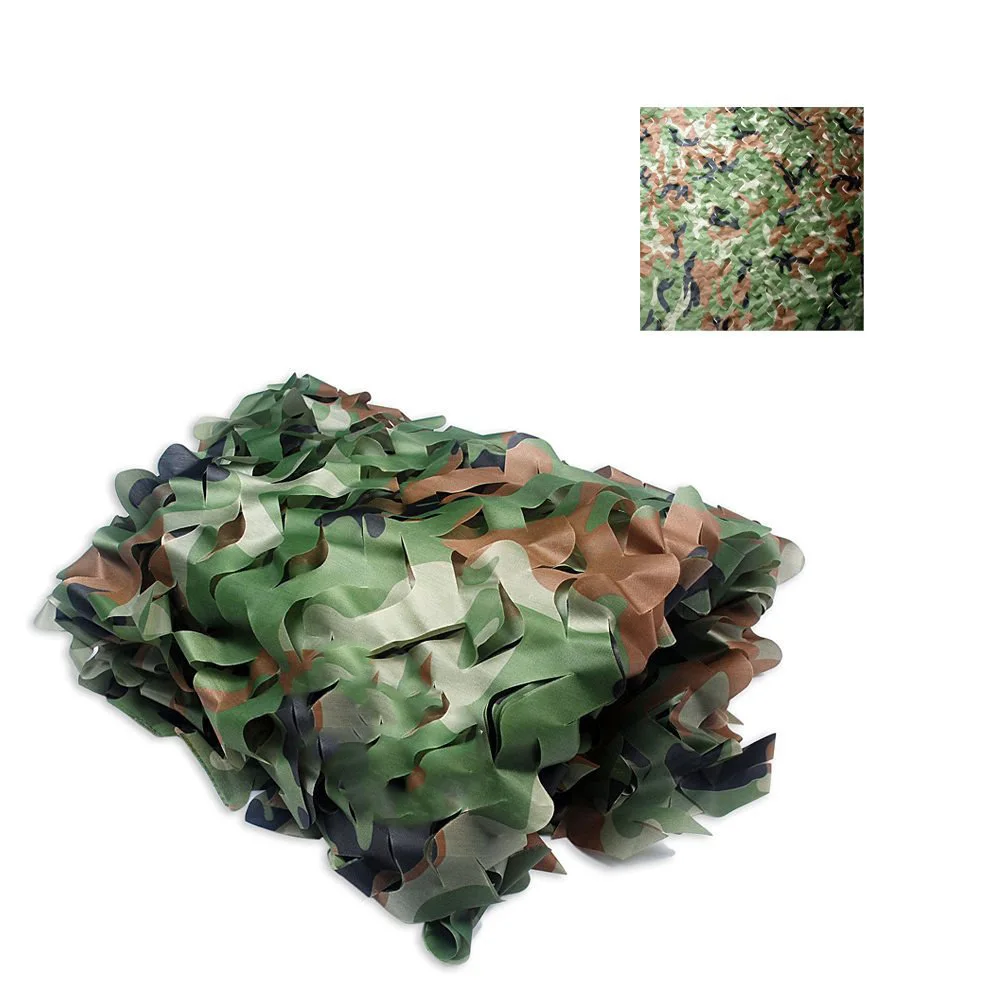 Online 6x1,5 m Military Camping Camo Net Woodland Dschungel Camouflage Netting Jagd Schießen Angeln Sun Shelter Verstecken Netting