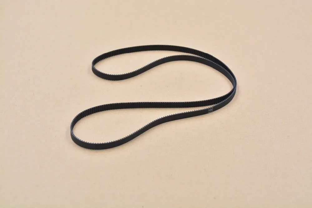 3d طابعة حزام مغلقة حلقة المطاط 2GT مؤقت اشتعال الأسنان 380 طول 760 مللي متر عرض 6 مللي متر 760-2GT-6 1 قطعة