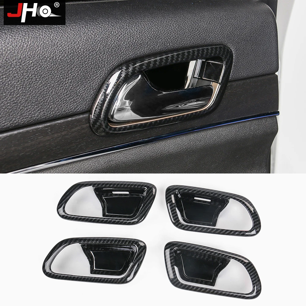 Fit For Jeep Grand Cherokee 14-19 Carbon Fiber Inner Side Air Vent Outlet Cover 