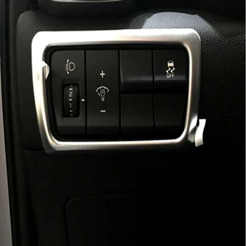 

For Kia Sportage 2016-2018 Interior Head light lamp switch button adjustment cover trim 1pcs ABS Car-styling