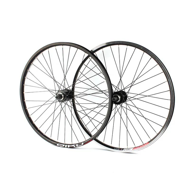 Top Mtb 26er Rear Wheel Disc and V Brake 32Holes Mountain Bicycle Wheel Bead Ball Hub For Screwed Freewheel Bike Back Wheel Threaded 1