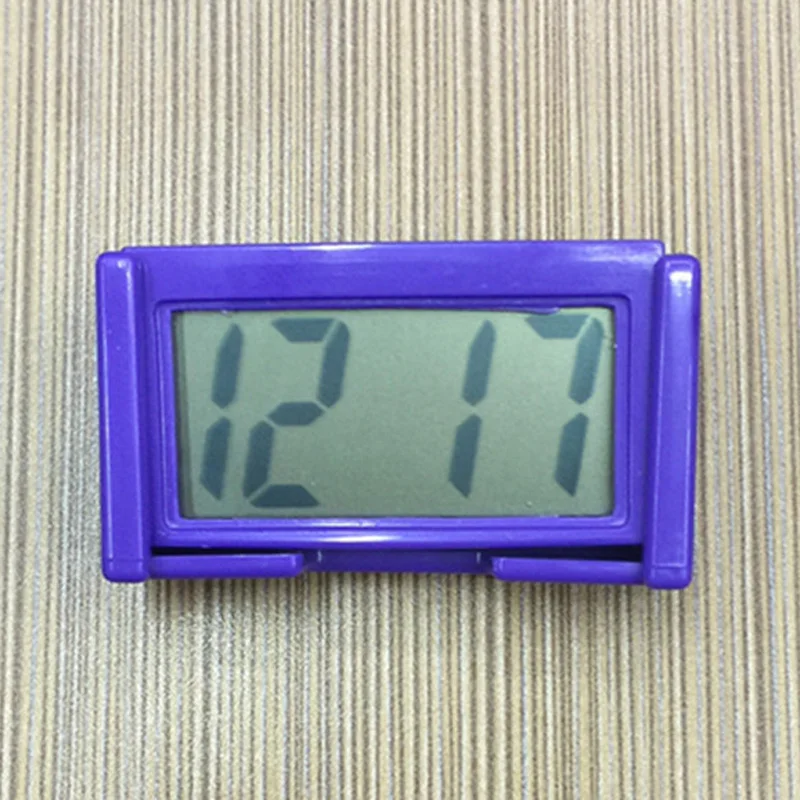 Мини цифровые ЖК-часы Авто Грузовик приборная панель Дата Время Календарь Часы палка большой экран цифровой дисплей автомобильные часы