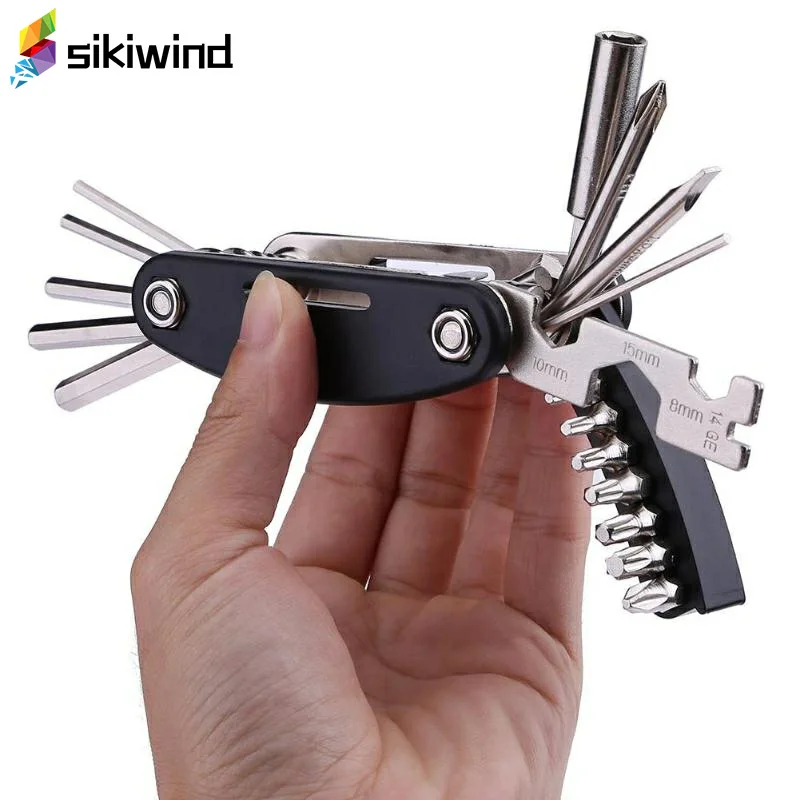 

20 in 1 Bicycle Repair Tools Sets Multi Function Repair Mountain Road Bike Tool Kit Hex Wrench Cycle Steel Screwdriver Tools