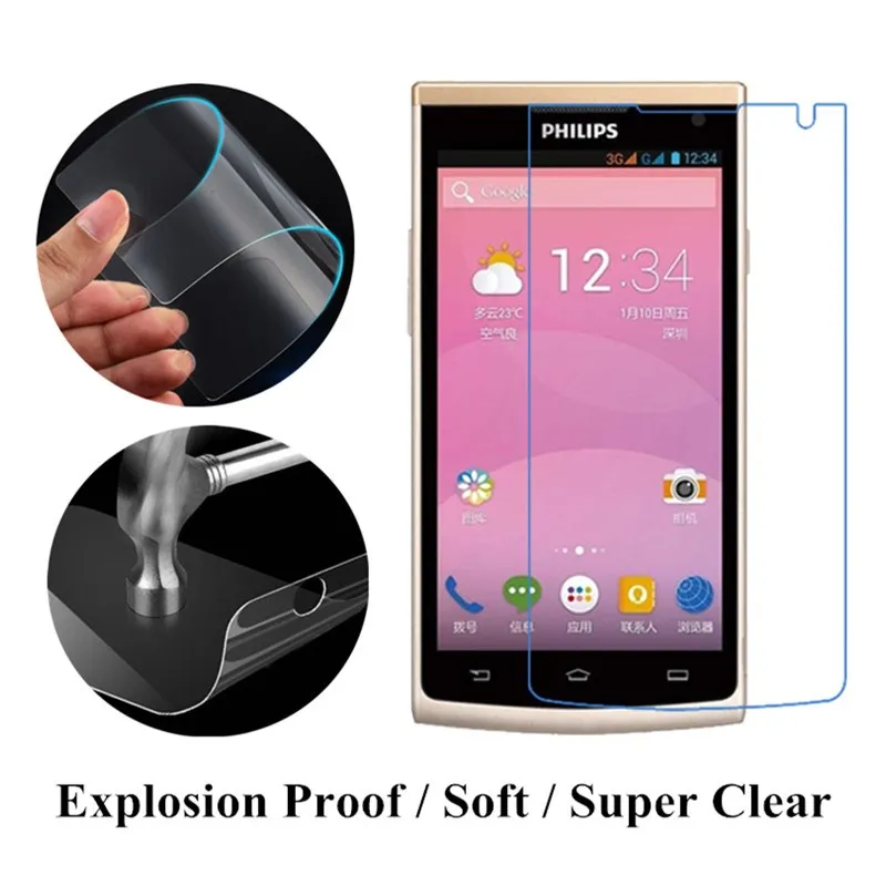

Explosion-proof Nano Screen Protector Film For Philips W536 W6500 W732 S308 S388 S301 W6610 W6618 V387 V526 V787 W8510 No Glass