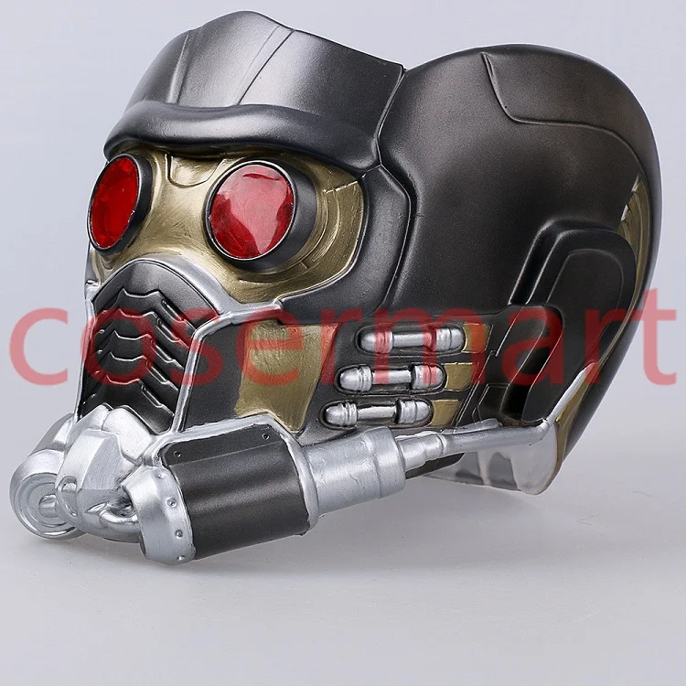Cos Guardians of the Galaxy Helmet Cosplay Peter Quill Helmet PVC with Led Light Star Lord Helmet Halloween Party Mask Adults