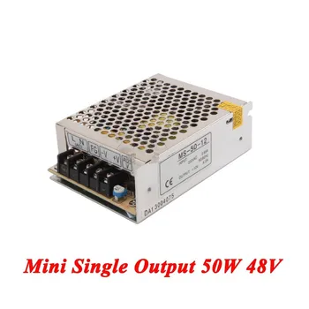 

MS-50-48 Mini type switching power supply 50W 48V 1A,Single Output AC-DC for Led Strip,transformer AC 110v/220v to DC 48v
