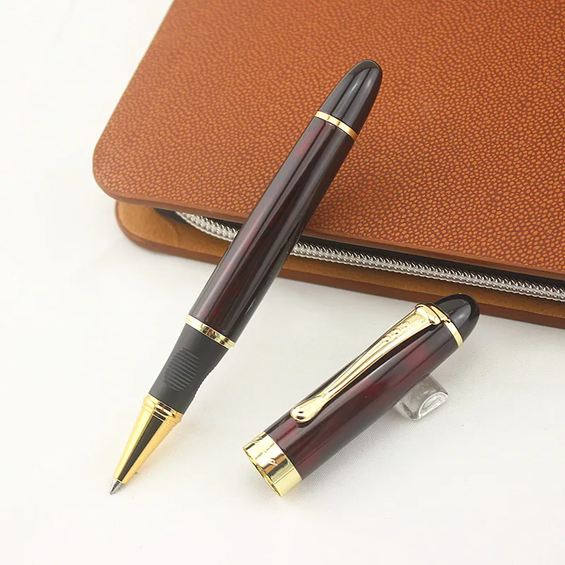 

Jinhao 450 Rollerball Pen with Golden Ring - Dark Red