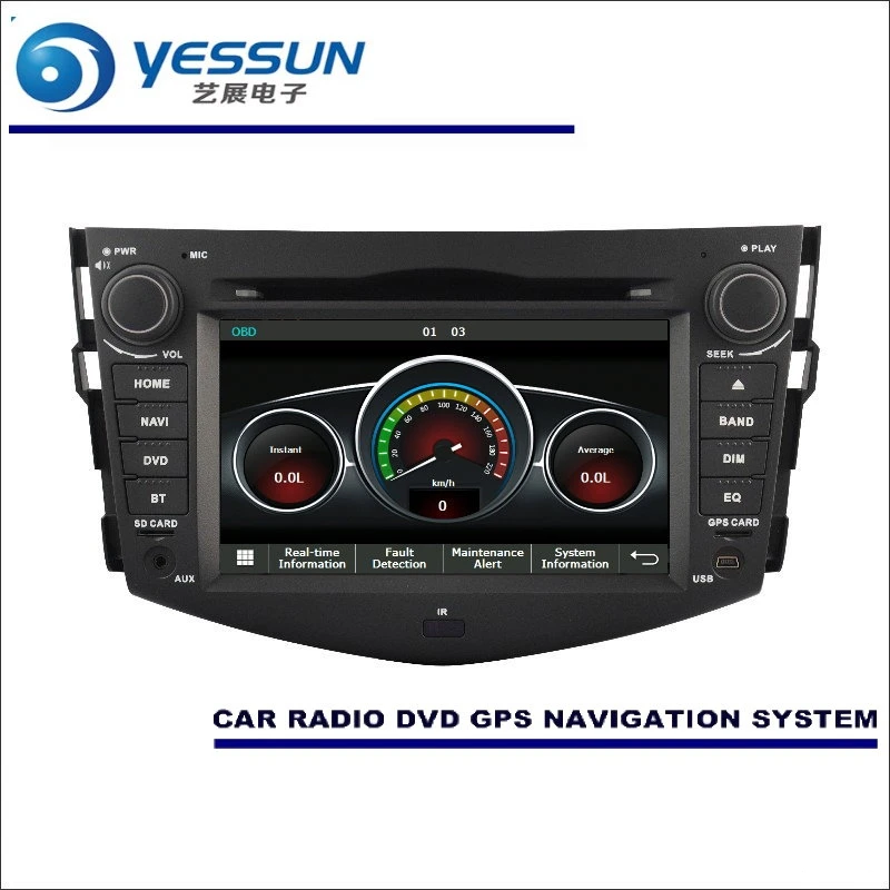 Clearance YESSUN For Toyota Rav4 / Vanguard 2005~2012 Car Radio CD DVD Player Amplifier HD TV Screen GPS Nav Navi Navigation Audio Video 3