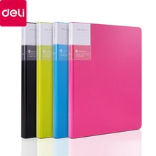 Deli 5049/5047 файл студенческий зажим для бумаги утолщение Многофункциональный PP файл приемки двойной зажим офисные и школьные принадлежности